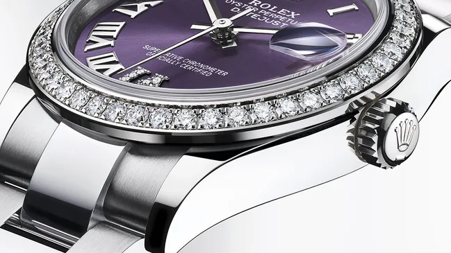 Rolex Datejust aubergine