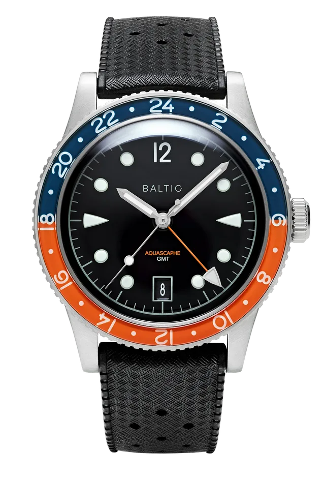 Baltic_Aquascaphe_GMT_FrontView_ORANGE_BLACK_TROPIC_CropShopify