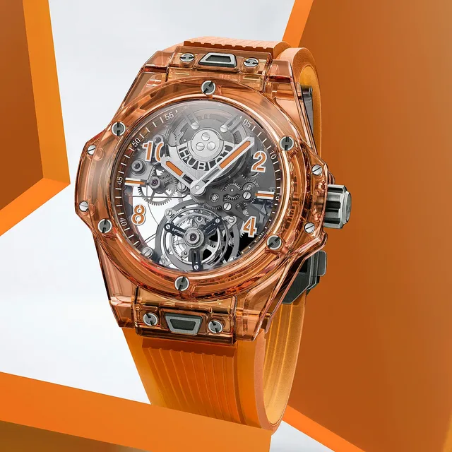 Hublot Big Bang Tourbillon Automatic Orange Sapphire