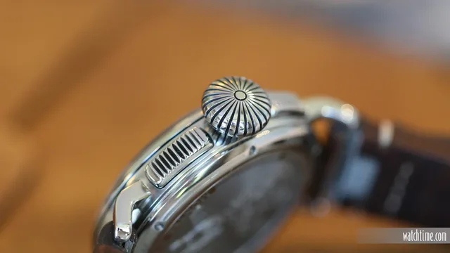 Zenith Pilot Type 20 Chronograph Silver - crown