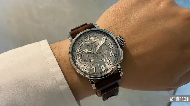 Zenith Pilot Type 20 Chronograph Silver - wrist