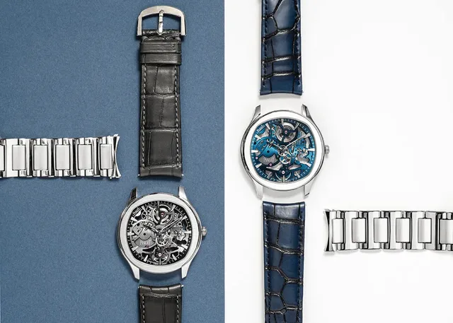 Piaget_Polo Skeleton blue &amp; grey