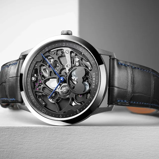 Hermes Slim d'Hermes Squelette Lune