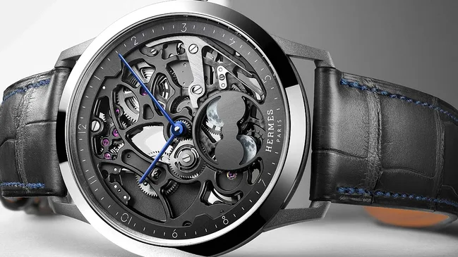 Hermes Slim d'Hermes Squelette Lune
