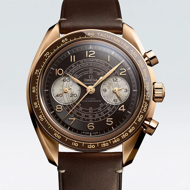Omega Speedmaster Chronoscope - bronze gold