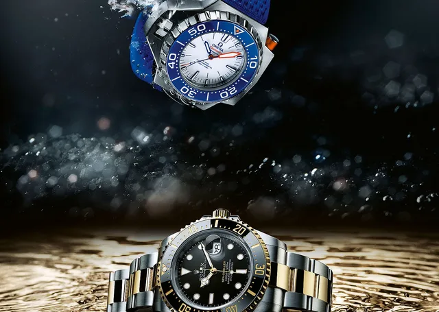 Rolex & Omega dive watches