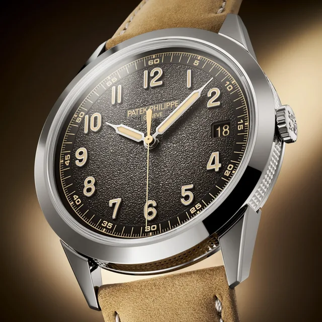 Patek Philippe, 5226G_001_PRESS, Modèle avec bracelet beige