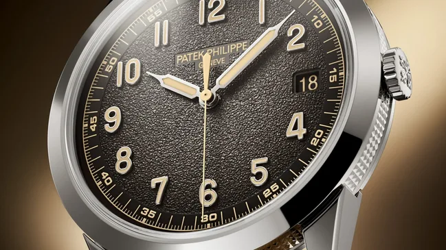 Patek Philippe, 5226G_001_PRESS, Modèle avec bracelet beige