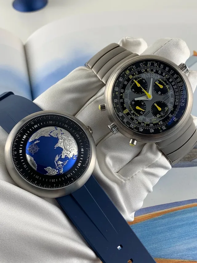CIGA Design Blue Planet with Ikepod Megapode