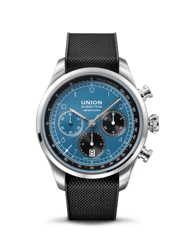 UNION_D009.427.11.052.09_Belisar_Chronograph_Speedster_Limitierte_Edition_2023_Kautschuk_front.2