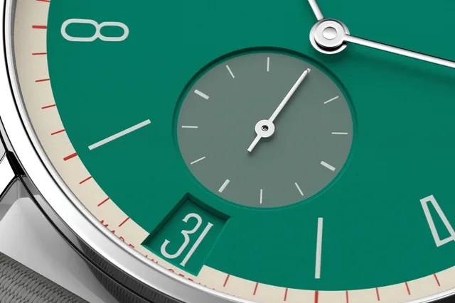 05_NOMOSGlashuette_179_S26_Tangente_38_Datum_Schlossgruen_175_Years_Watchmaking_GH