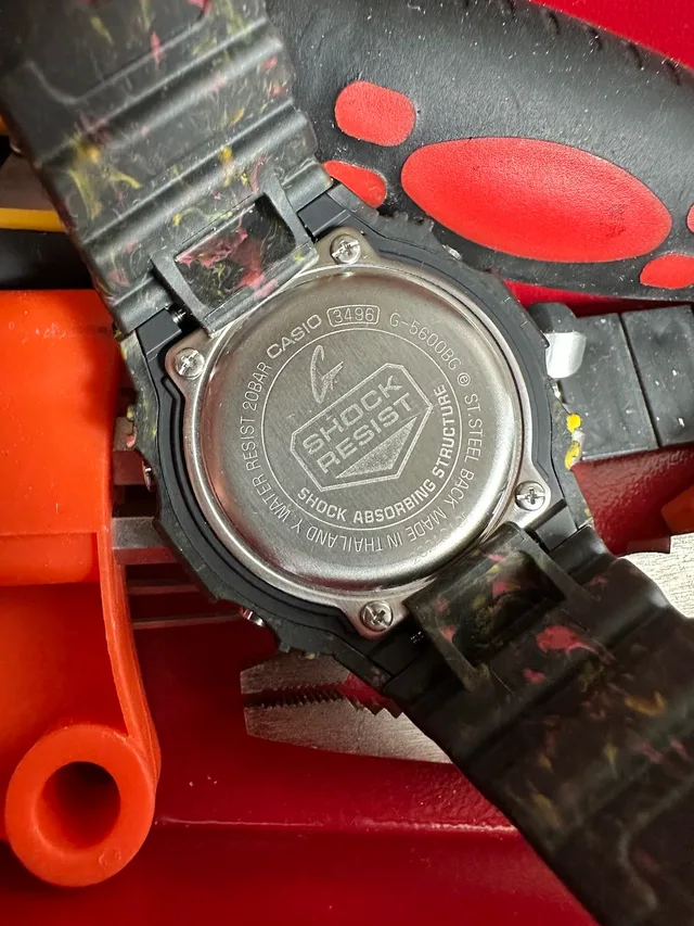 Gshock G5600BG caseback