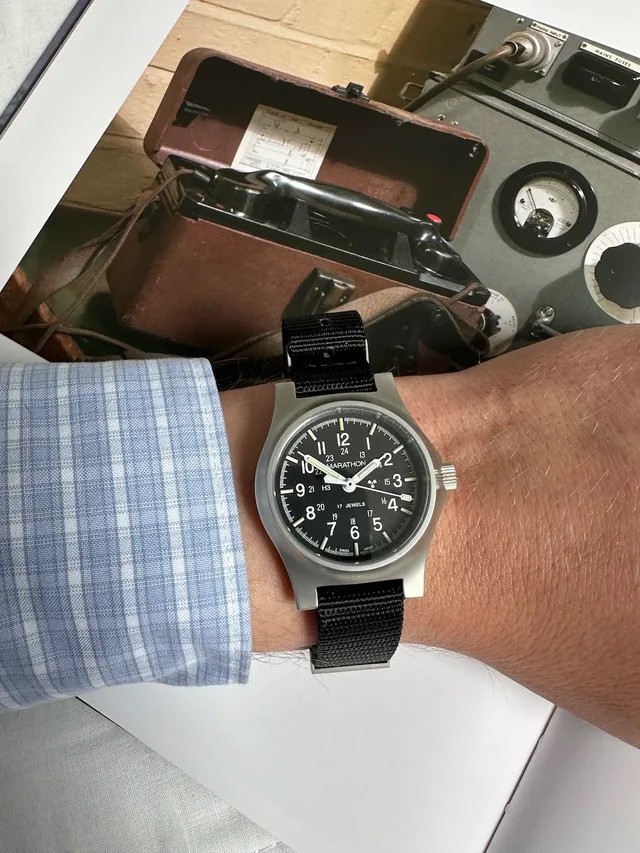Marathon GPM on wrist