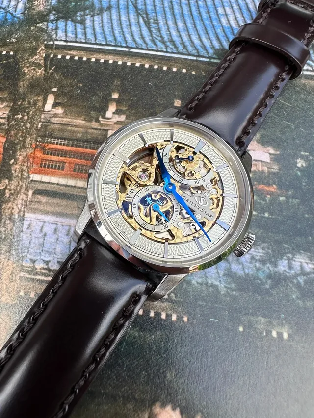 Orient Star M45 F8 Skeleton front