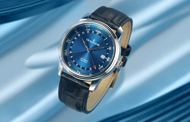 Automatic-GMT-Watch-Blue
