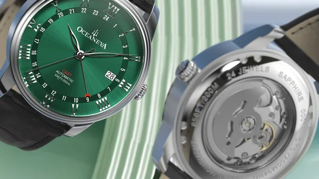 Automatic-GMT-Watch-Green