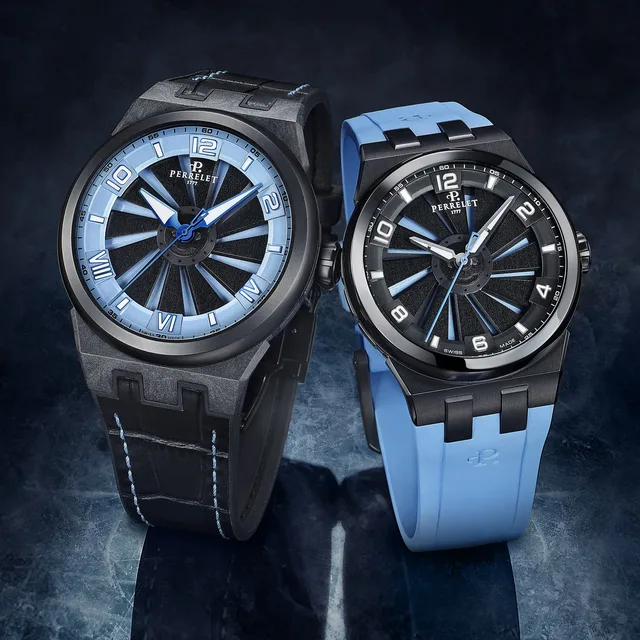 Perrelet Turbine Ice Blue Campaign (1)