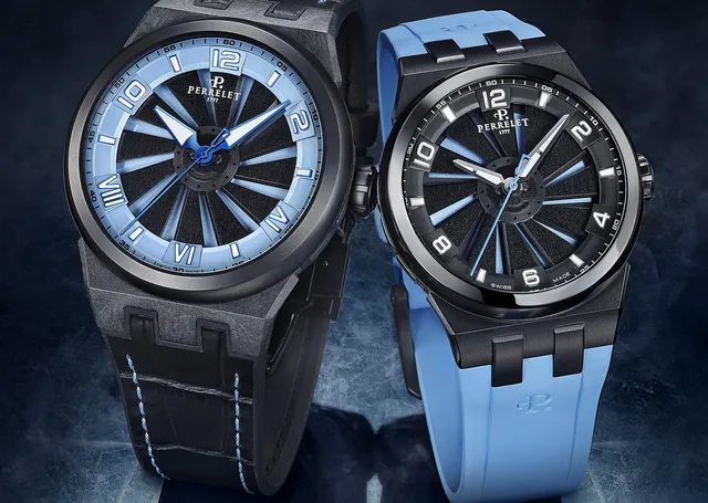 Perrelet Turbine Ice Blue Campaign (1)