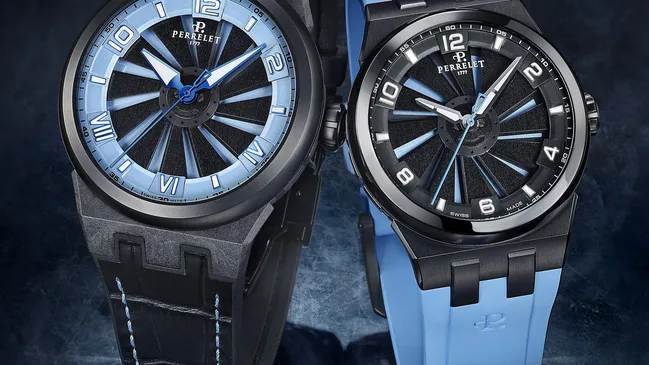 Perrelet Turbine Ice Blue Campaign (1)