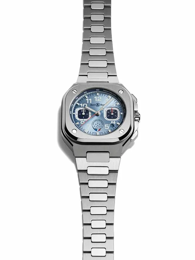 Bell_Ross_BR-05_Chrono_Patrouille_de_France_liegend_Stahlband