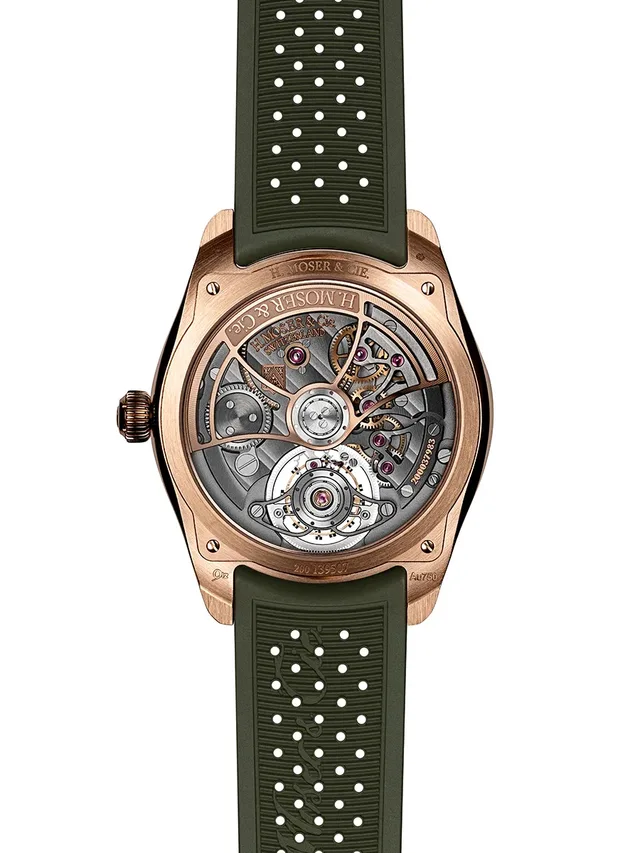 HMoser_Pioneer_Tourbillon_RG_Burgundy_Fum_caseback