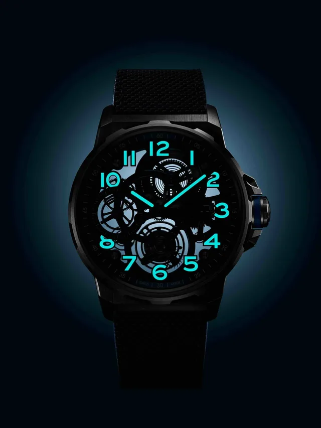 Angelus_Flying-Tourbillon-Titanium-blue-rubber_night