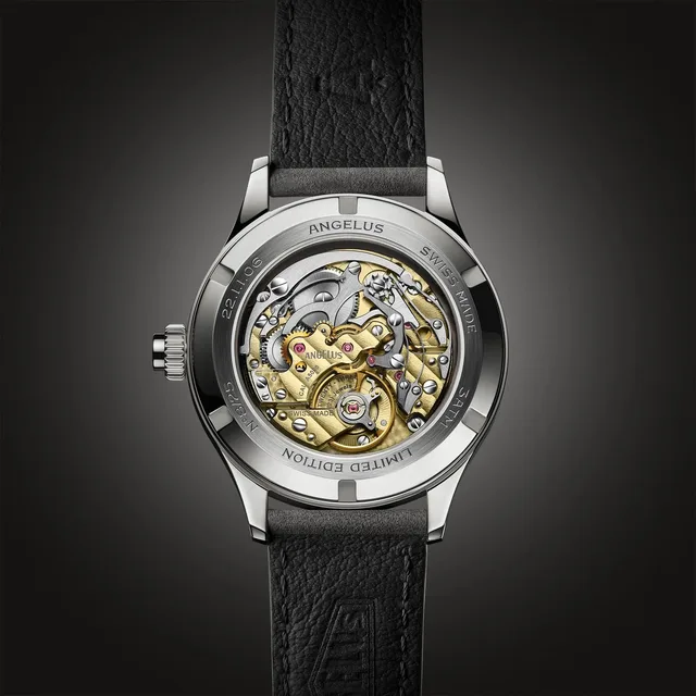 Angelus_Chrono Telemetre Steel_copper-red_back