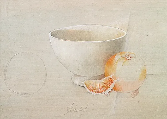 Karl Schmid watercolor