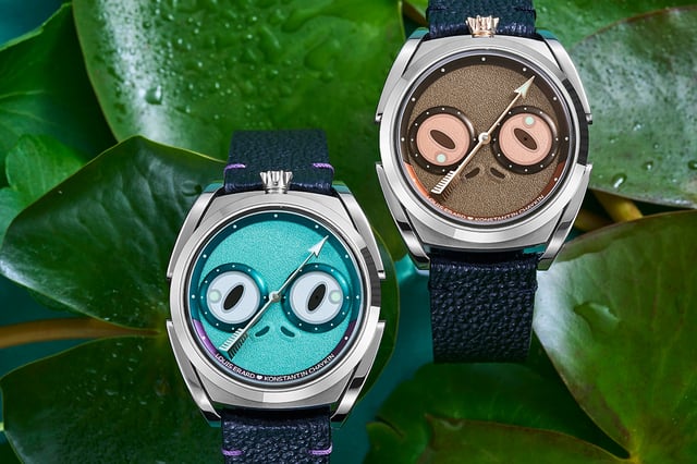 Louis Erard x Konstantin Chaykin Unfrogettable Brown and Turquoise: Front