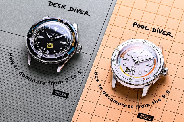 Christopher Ward x seconde/seconde/ C60 Pool Diver