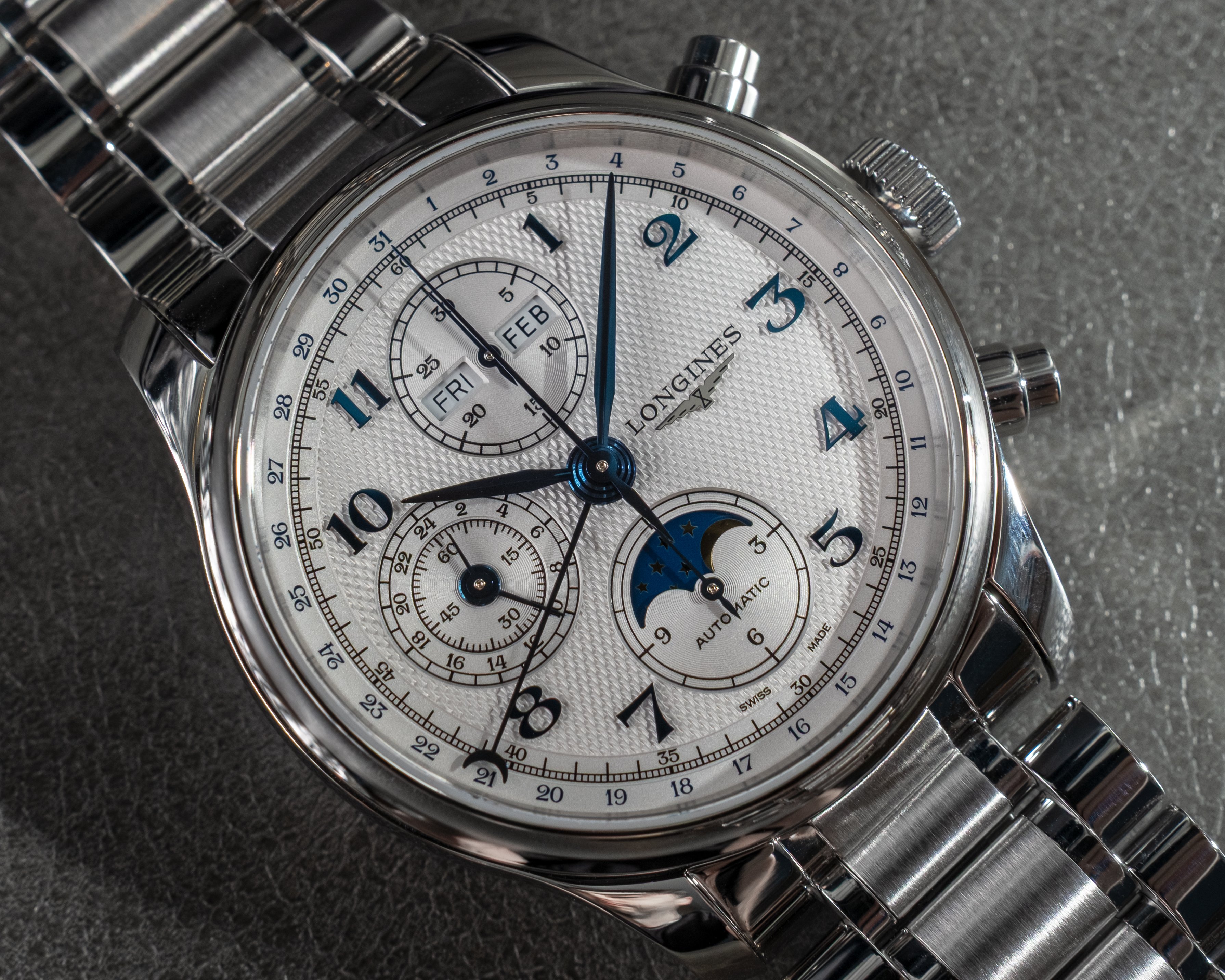 Longines Master Collection Chrono Moonphase, L2.962.4.73.6: Front