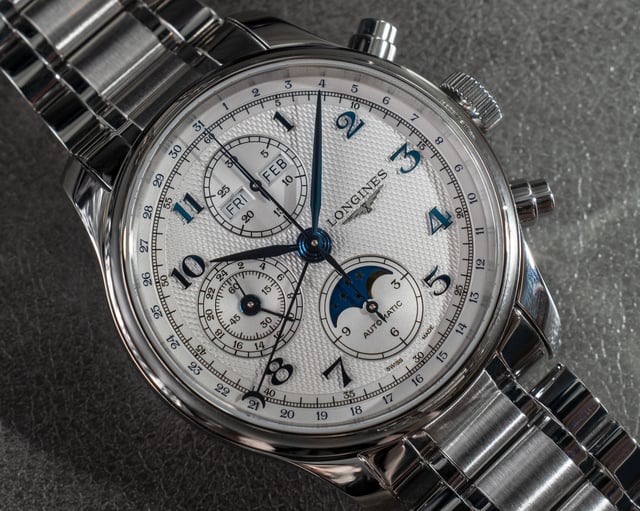 Longines Master Collection Chrono Moonphase, L2.962.4.73.6: Front