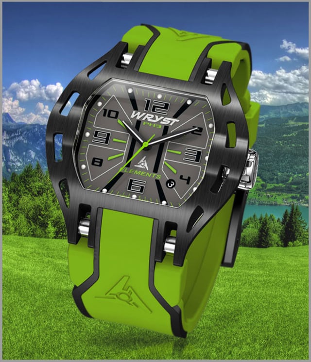 Wryst Elements watch - green
