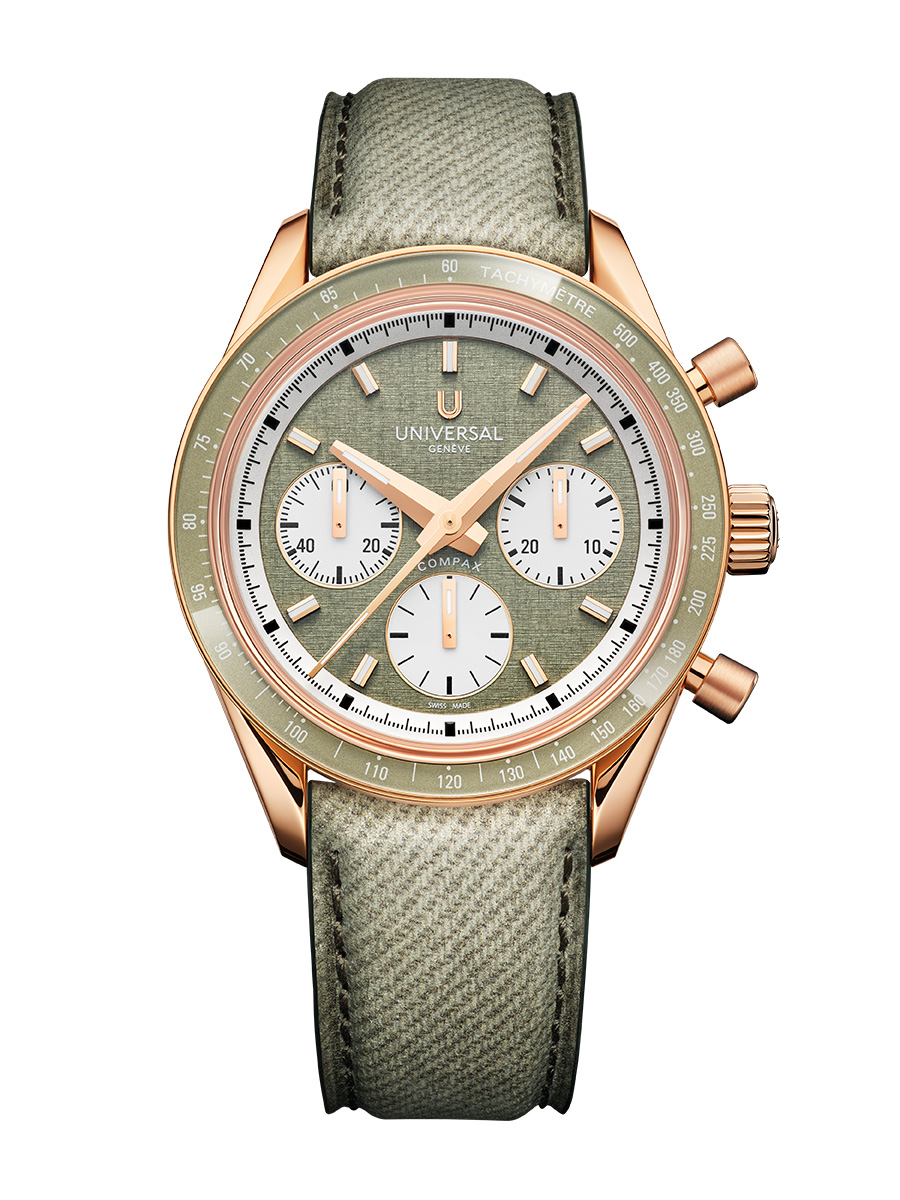 Universal Genève: Compax, Ref. UGCO006, front