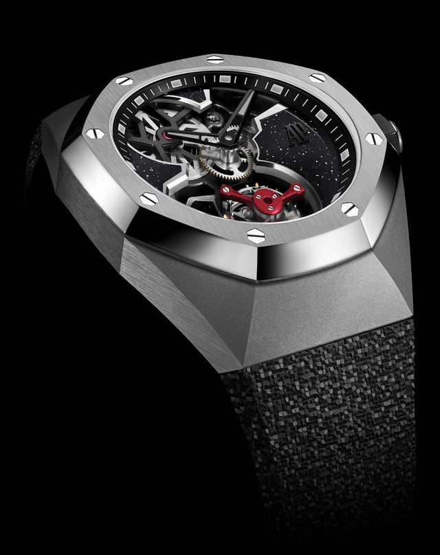 Audemars Piguet Royal Oak Concept x Yoon & Verbal, extravagant watch creation with manufacture caliber and rubber strap