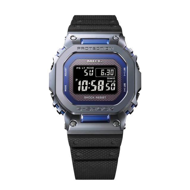 MRG-B5000SA: Titanium MR-G with facet-cut sapphire crystals