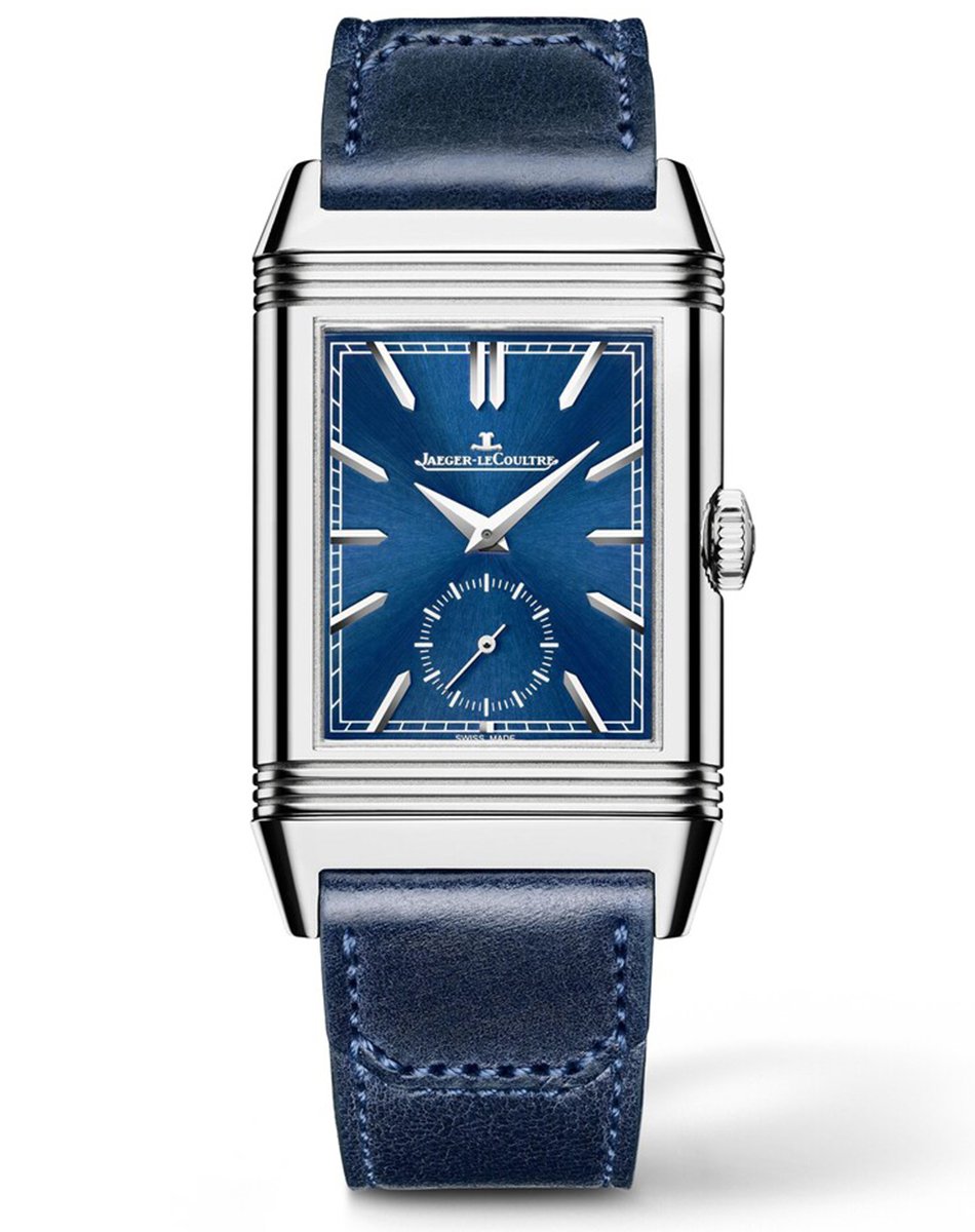 Jaeger-LeCoultre Reverso, stainless steel watch with reversible case