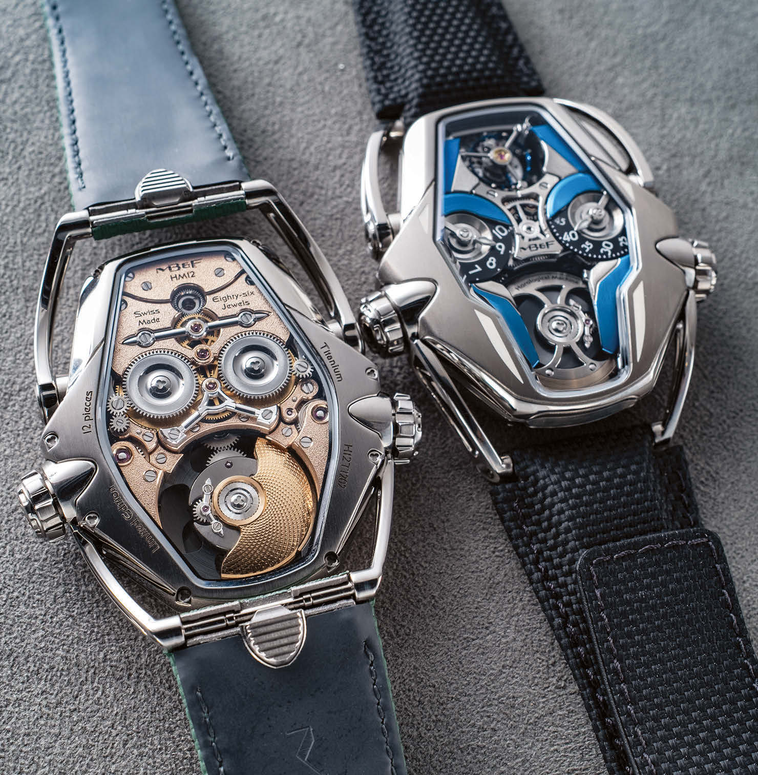 The MB&F HM12 The Guardian front and back