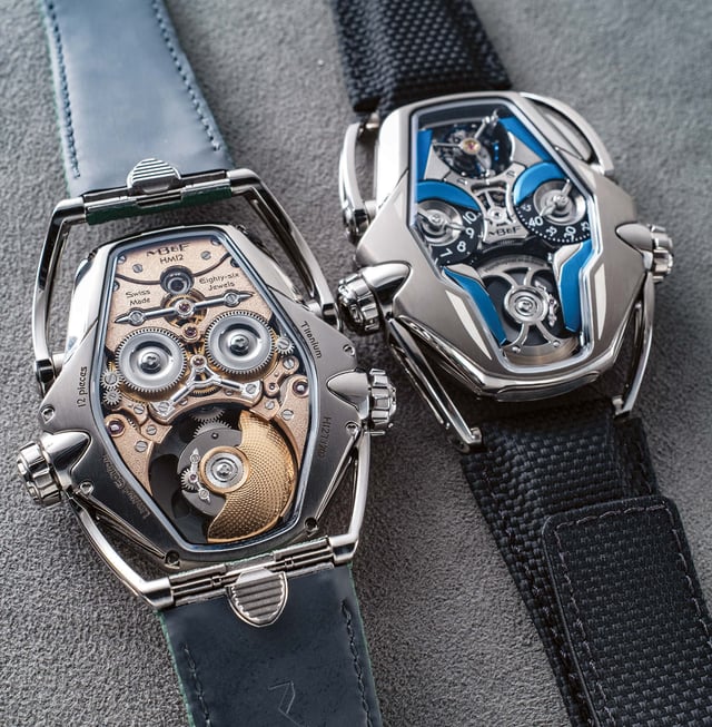 The MB&F HM12 The Guardian front and back