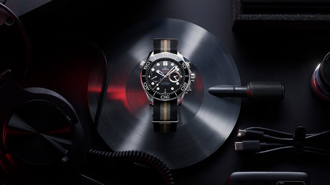 Omega Seamaster Diver 300M Chronograph 007 First Sight 210.32.44.51.01.002, title