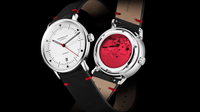 Sternglas: Naos Automatic Edition Bauhaus X with red elements