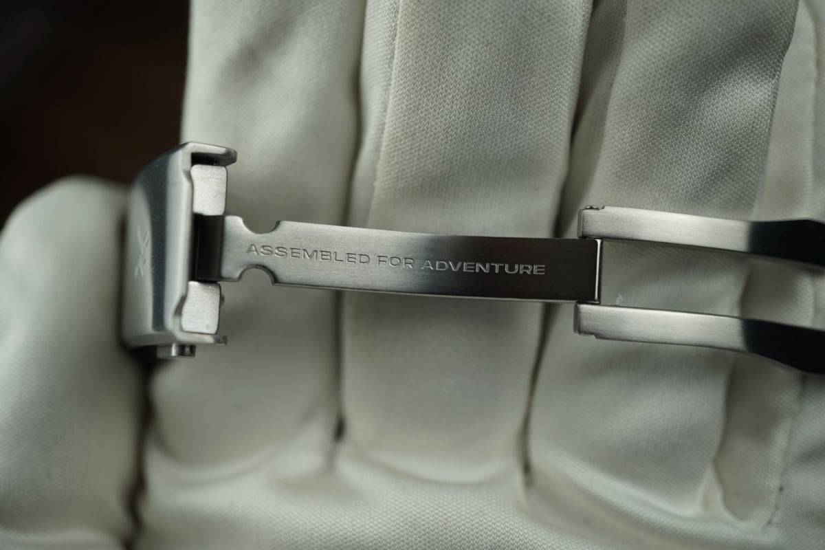 The clasp comes with a message