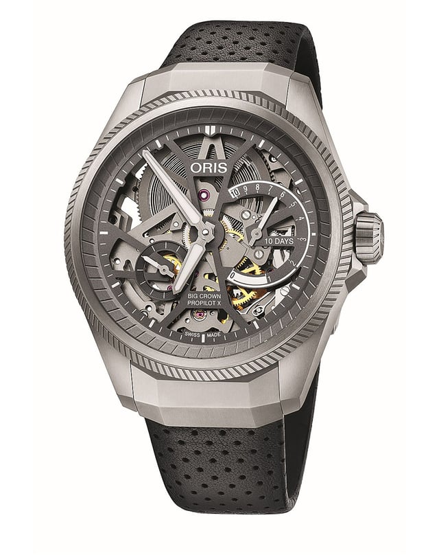 Oris: Big Crown ProPilot X Titanium Leather Strap