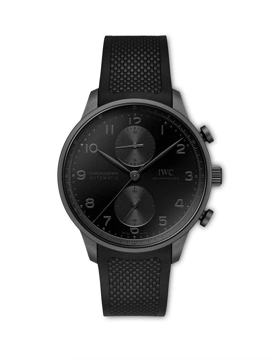 IWC: Portugieser Chronograph Ceratanium, Ref. IW371631, front