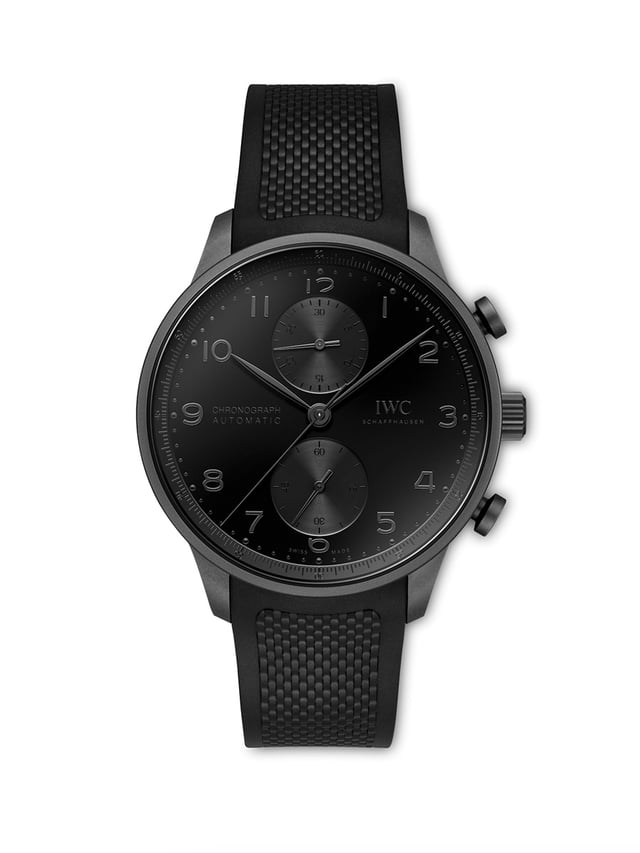 IWC: Portugieser Chronograph Ceratanium, Ref. IW371631, front