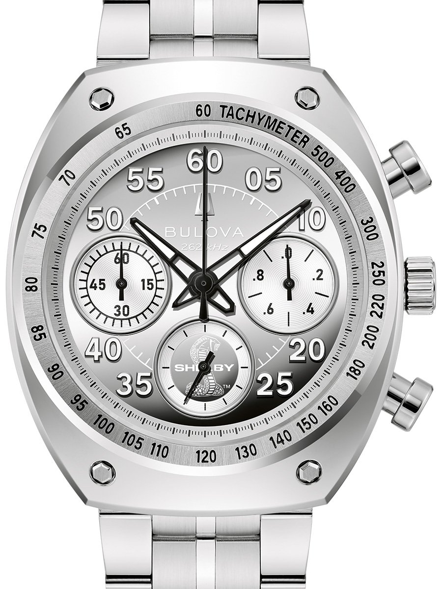 Bulova Shelby Racer Chronograph: dial