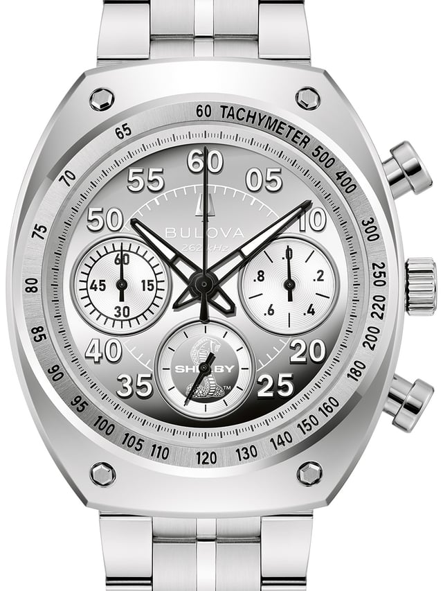 Bulova Shelby Racer Chronograph: dial