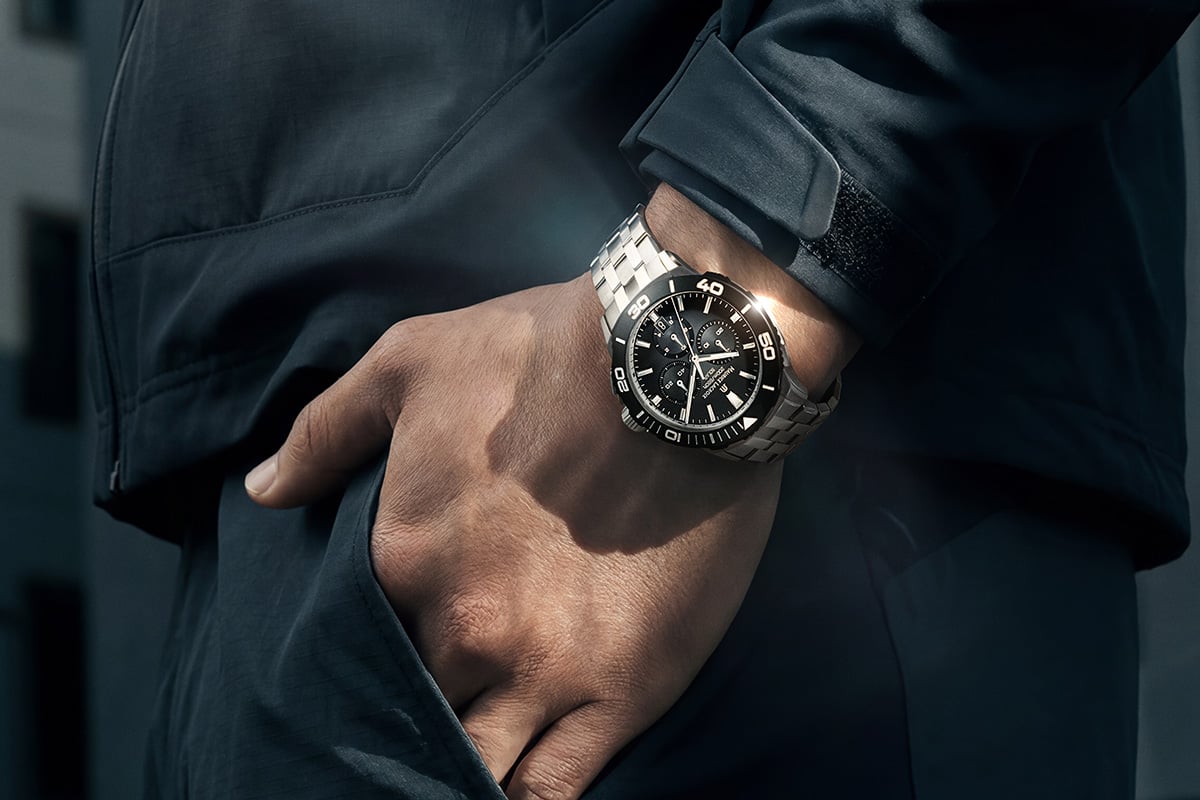 Maurice Lacroix Pontos S Solar Chronograph: wrist