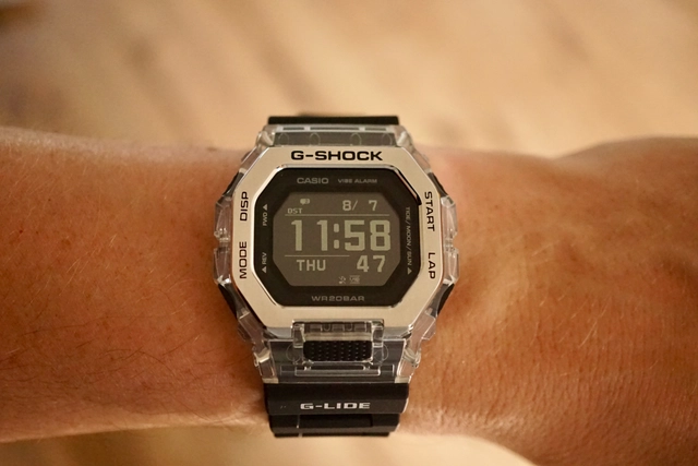 G-Shock G-Lide time display