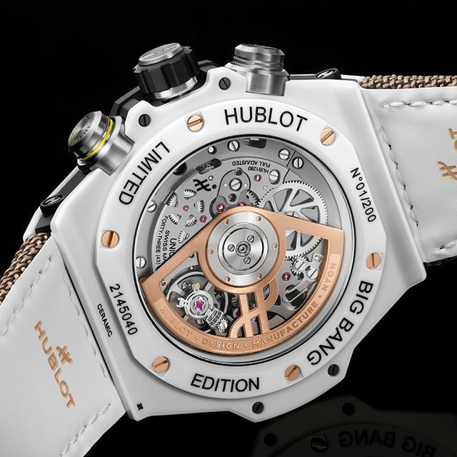 Hublot: Big Bang Reloaded Kylian Mbappe, case back
